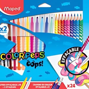 Maped Feutre effaçable & crayon de couleur COLOR'PEPS OOPS