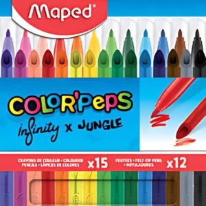 Maped Multipack crayon de couleur INFINITY/feutre COLOR'PEPS