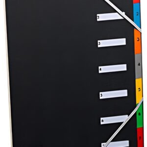 extendos Trieur numérique, A4, 1-7, 7 compartiments, noir