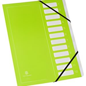 extendos Trieur série 122 "Flashy", 12 compartiments, vert