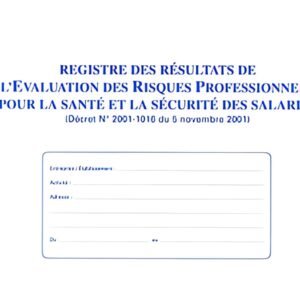 ELVE Registre "Evaluation des risques professionnels"