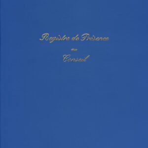 ELVE Registre "Présence au conseil", 104 pages, 297 x 210 mm