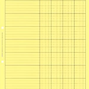 ELVE Bloc audit "Contrôle interne", 6 colonnes, jaune clair