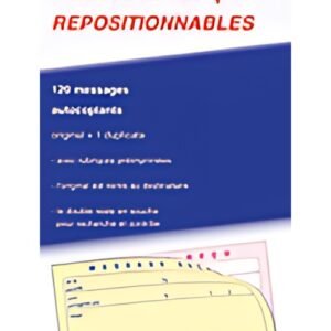ELVE Carnet de messages reçus, 120 messages repositionnables