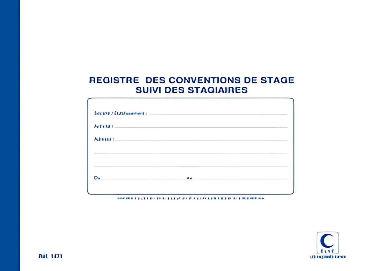 ELVE Registre "Conventions de stage Suivi des stagiaires"