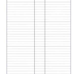 ELVE Recharge pour reliure D77, 297 x 210 mm, papier blanc