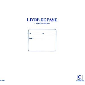 ELVE Cahier piqué "Livre de Paye", 270 x 315 mm, 40 pages