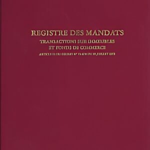ELVE Registre "Mandat Transaction Immobilière", 200 pages