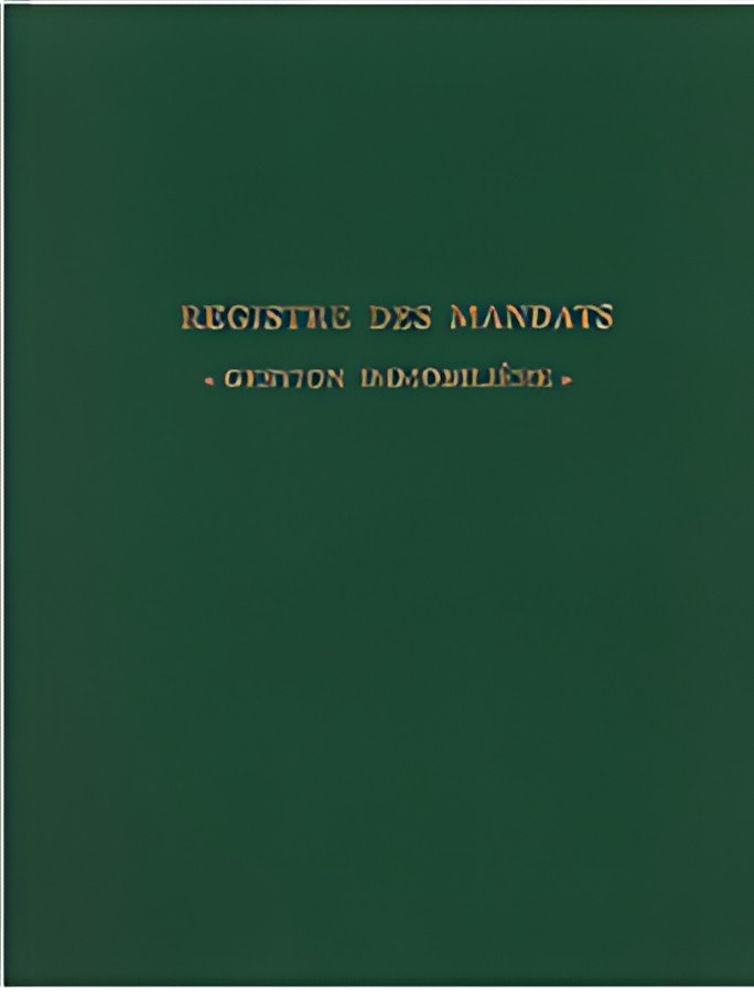 ELVE Registre des mandats "Gestion immobilière", 200 pages