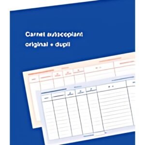 ELVE Bloc spiralé "Suivi kilométrique", 50 feuillets, dupli