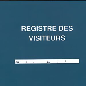 ELVE Registre des Visiteurs, 210 x 297 mm, 96 pages