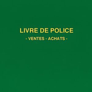 ELVE Registre "Livre de police métaux précieux", 200 pages