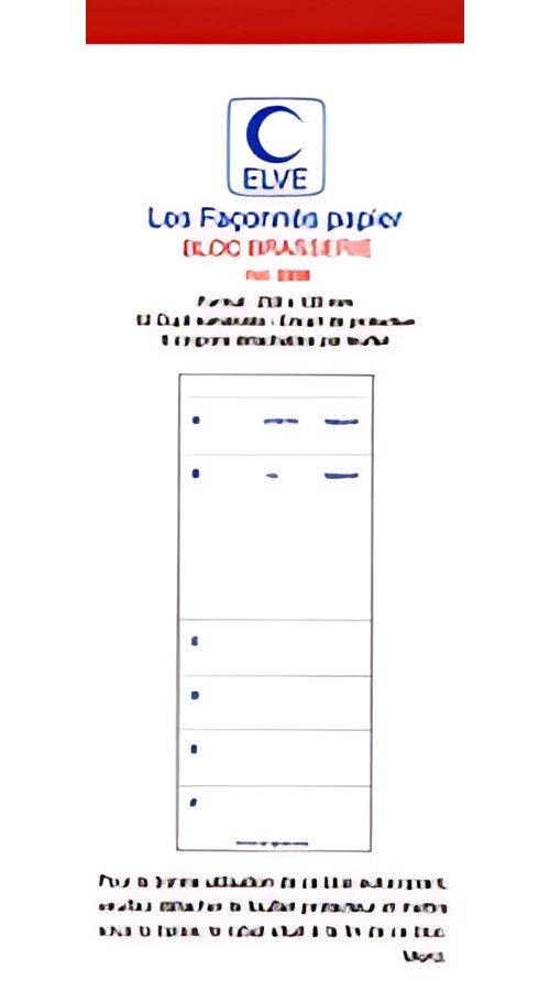 ELVE Bloc brasserie tripli, 50 feuilles autocopiantes