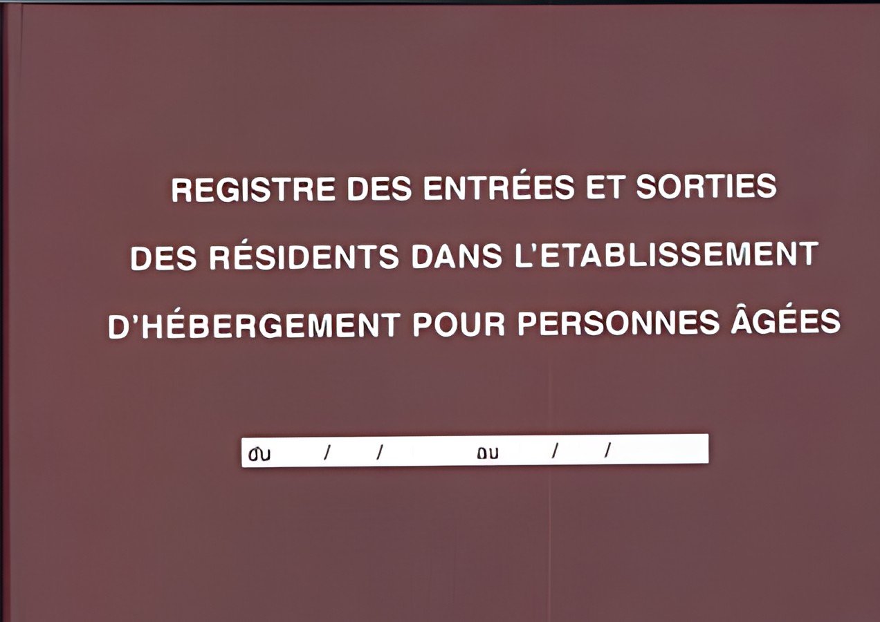 ELVE Registre "Entrées et sorties des résidents dans l'EHPA"