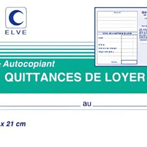 ELVE Manifold "Quittances de loyer", 105 x 210 mm horizontal