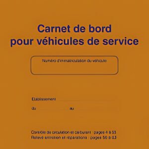 ELVE Carnet de bord pour véhicules de service, 150 x 215 mm