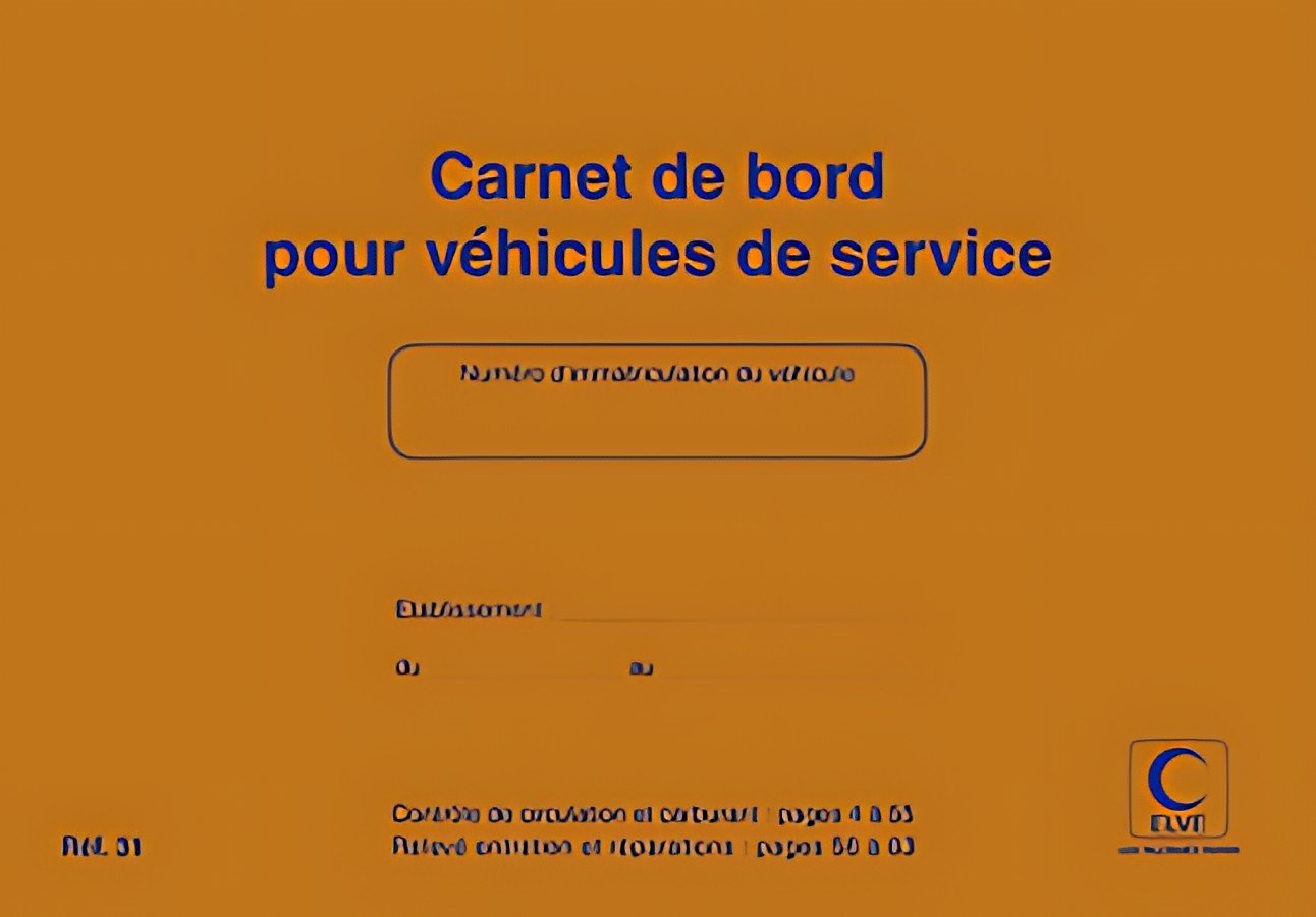 ELVE Carnet de bord pour véhicules de service, 150 x 215 mm