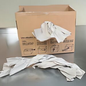 ELVE Papier de calage, 380 mm x 500 m, 2 plis, blanc