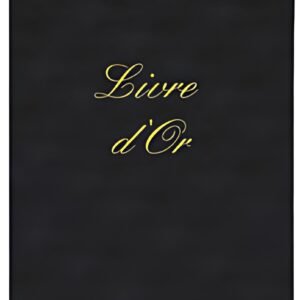 ELVE Livre d'or "Livre d'Or", 210 x 160 mm, noir