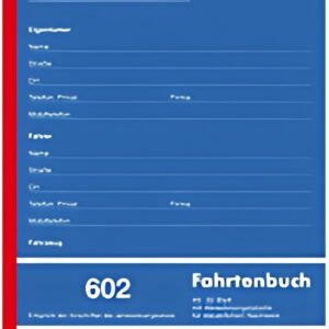 herlitz Formularbuch "Fahrtenbuch 602", A5, 32 Blatt