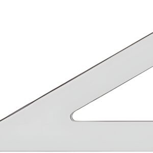 MINERVA Equerre en plexi usiné, hypoténuse: 577 mm