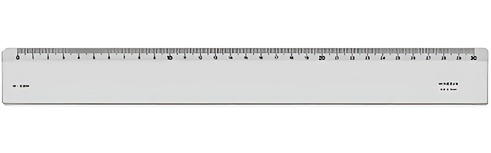 MINERVA Règle plate biseau anti-tache, 300 mm