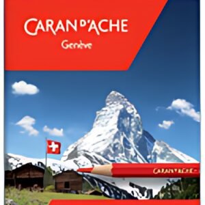CARAN D'ACHE Crayon de couleur PRISMALO Aquarelle, 12 pièces