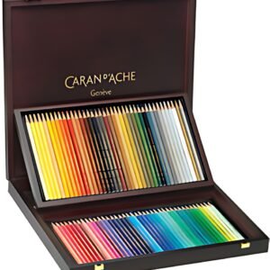 CARAN D'ACHE Crayons de couleur PRISMALO, coffret bois de 80