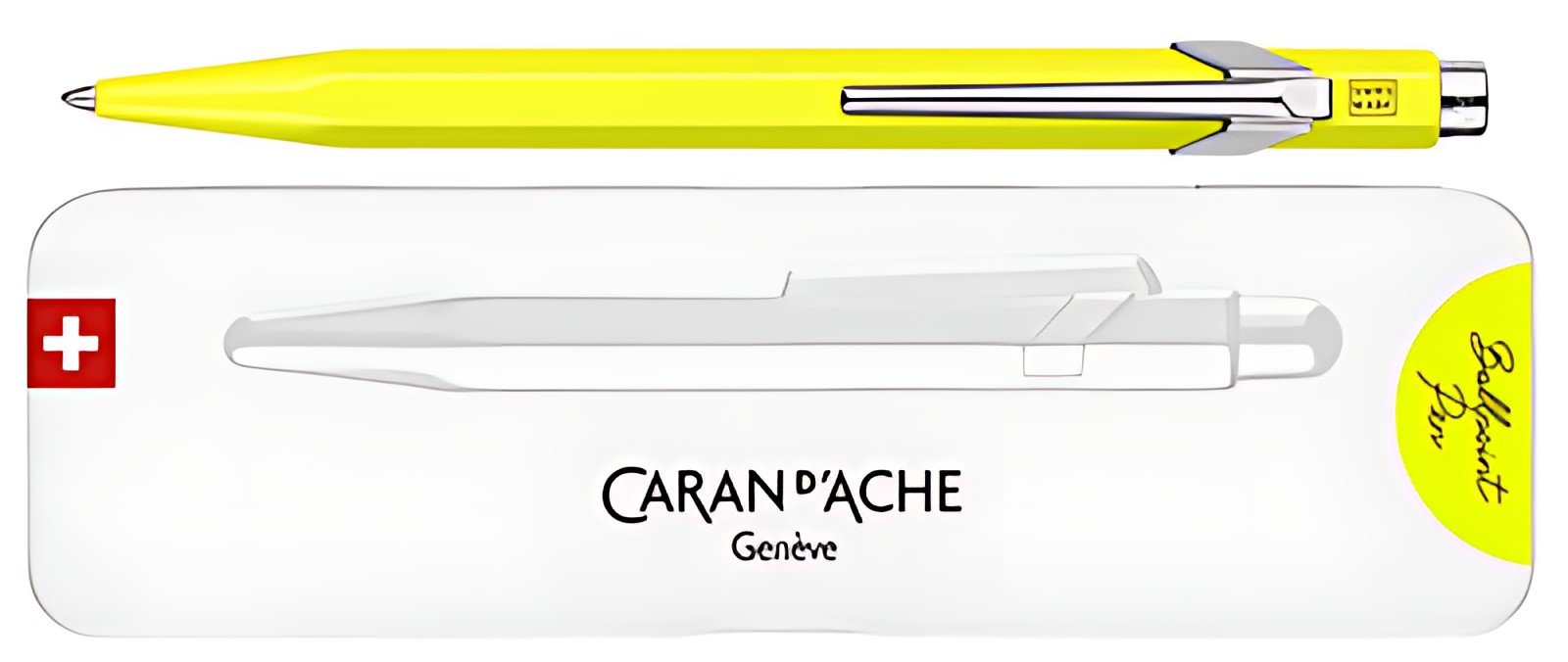 CARAN D'ACHE Stylo à bille 849 POPLINE FLUO, jaune