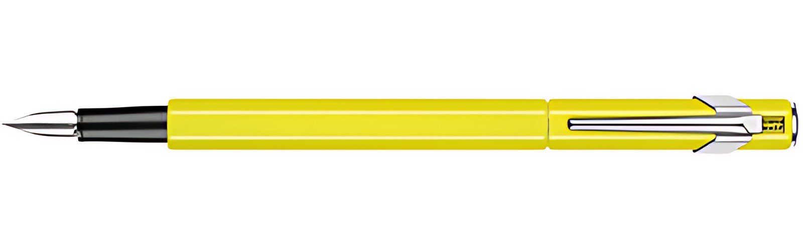 CARAN D'ACHE Stylo plume 849 FLUO LINE, jaune