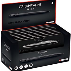 CARAN D'ACHE Stylo à bille 849 BLACK CODE, en présentoir