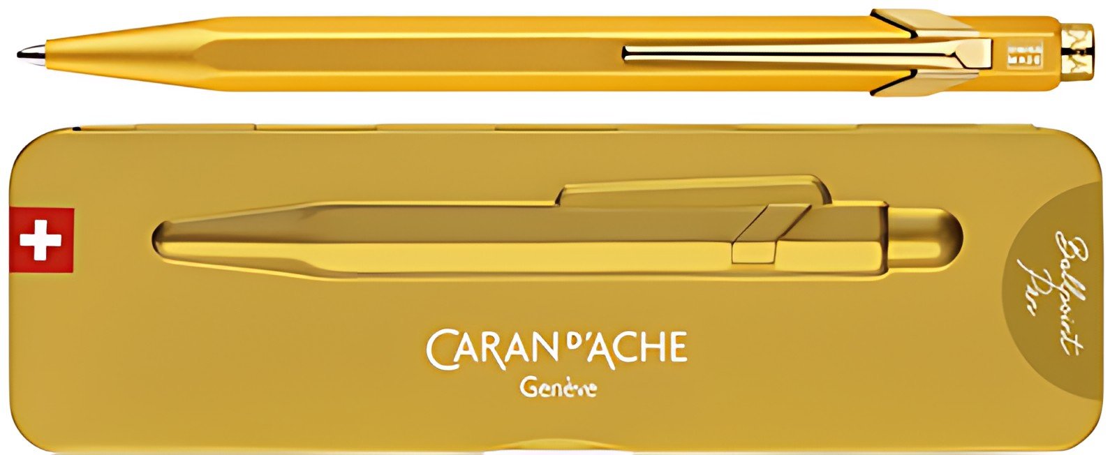 CARAN D'ACHE Stylo à bille 849 GoldBar, or