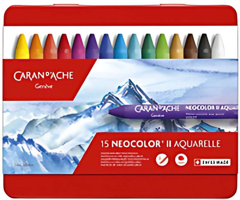 CARAN D'ACHE Pastel à la cire aquarellable NEOCOLOR II, étui