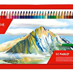 CARAN D'ACHE Crayons de couleur PABLO, étui métal de 80