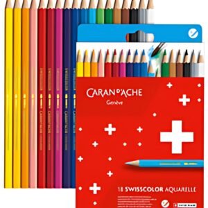 CARAN D'ACHE Crayons de couleur SWISSCOLOR Aquarelle