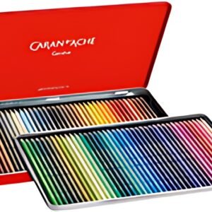 CARAN D'ACHE Crayons de couleur SUPRACOLOR, étui métal de 80