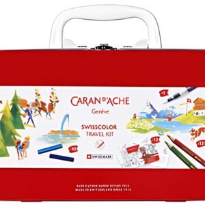 CARAN D'ACHE Travel Kit SWISSCOLOR, dans une mallette