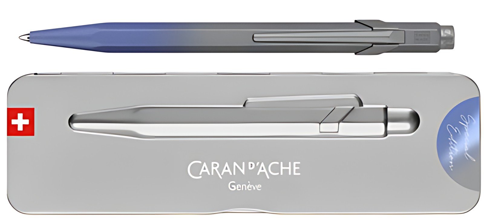 CARAN D'ACHE Stylo à bille rétractable 849 Bleu Orage