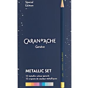 CARAN D'ACHE Crayons de couleur COSMIC BLUE, 10 pièces