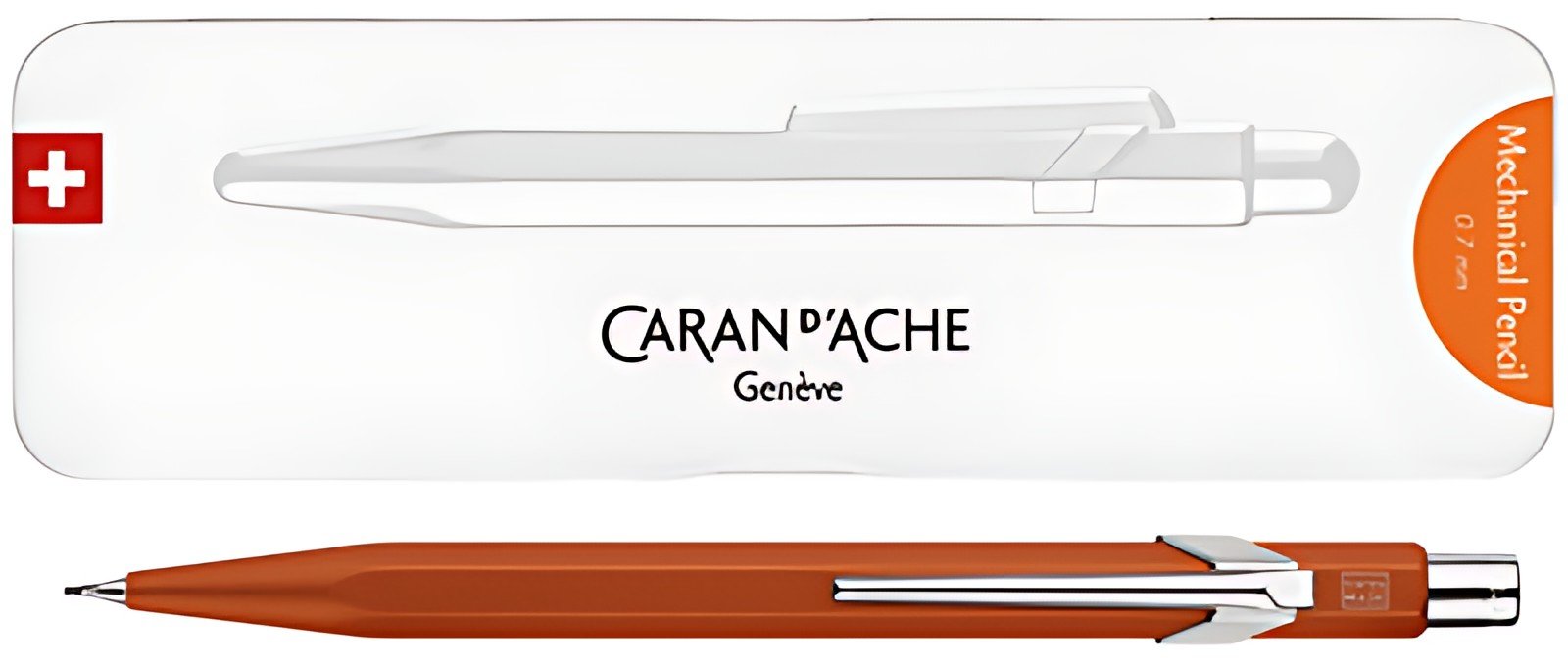 CARAN D'ACHE Porte-mines 844 Colormat-X, 0,7 mm, orange