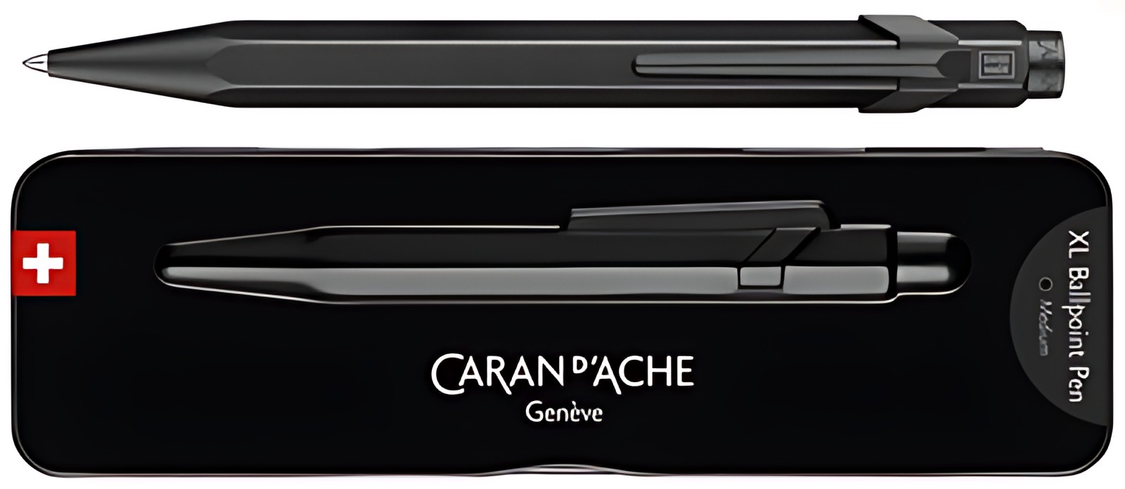 CARAN D'ACHE Stylo à bille 849 XL BLACK CODE, noir