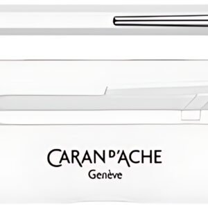 CARAN D'ACHE Stylo à bille 849 POPLINE FLUO, blanc