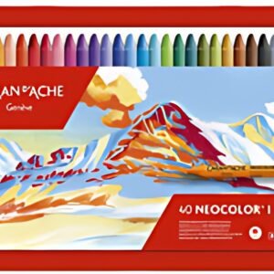 CARAN D'ACHE Pastel à la cire NEOCOLOR I, étui métal de 40