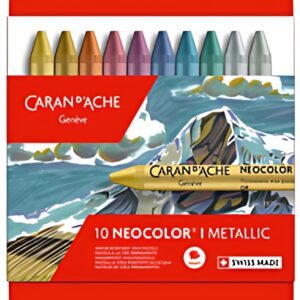 CARAN D'ACHE Pastel à la cire NEOCOLOR I, étui métal de 10