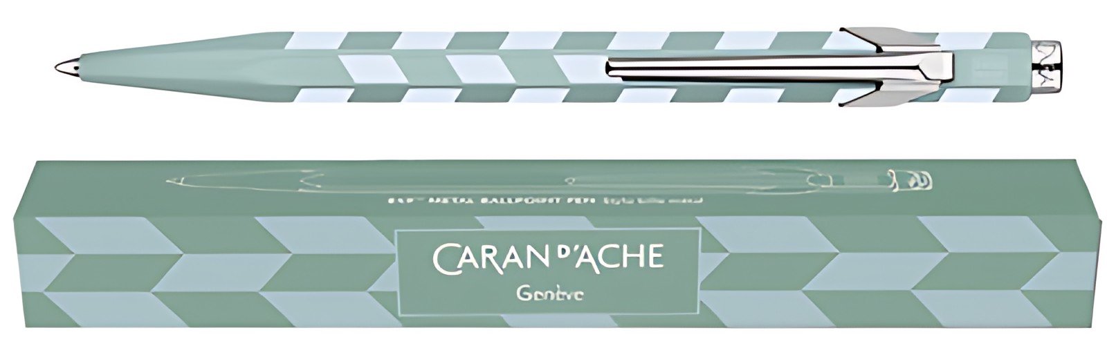 CARAN D'ACHE Stylo à bille 849 MOSAIC, vert d'eau