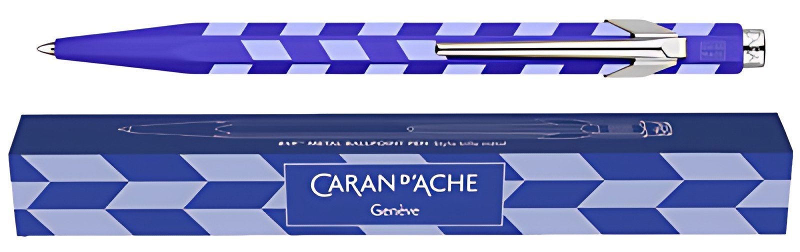 CARAN D'ACHE Stylo à bille 849 MOSAIC, bleu roi