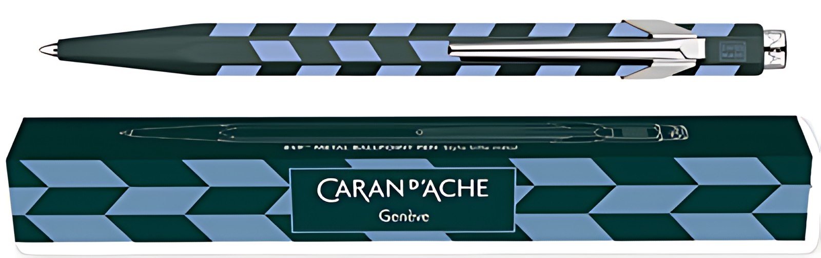 CARAN D'ACHE Stylo à bille 849 MOSAIC, vert sapin