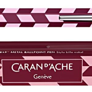 CARAN D'ACHE Stylo à bille 849 MOSAIC, rouge grenat