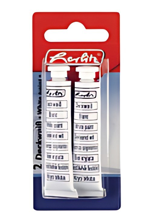 herlitz Blanc de fond, contenu: 2 tubes de 7,5 ml