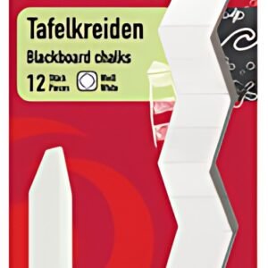 herlitz Craie pour tableau, blanc, étui en carton de 12